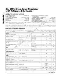 MAX8643ETG+T Datasheet Page 2