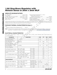 MAX8649SEWE+T Datasheet Page 2