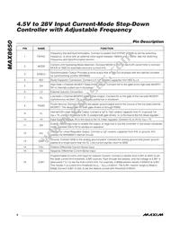 MAX8650EEG+T Datasheet Page 8