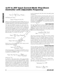 MAX8650EEG+T Datasheet Page 20