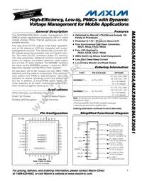 MAX8660ETL+C7J Datasheet Cover