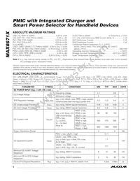 MAX8671XETL+T Datasheet Page 4