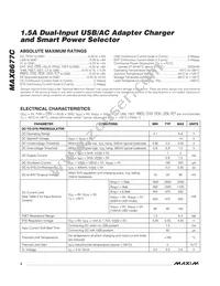 MAX8677CETG/V+T Datasheet Page 2