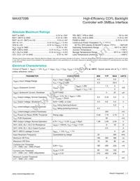 MAX8709BETI+T Datasheet Page 2