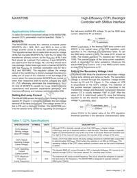 MAX8709BETI+T Datasheet Page 20