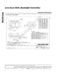 MAX8722AEEG+T Datasheet Page 20