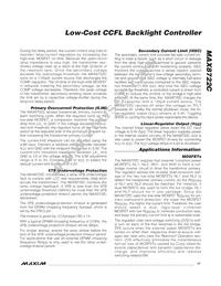 MAX8722CEEG+T Datasheet Page 17