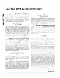 MAX8722CEEG+T Datasheet Page 18