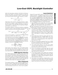 MAX8722CEEG+T Datasheet Page 19