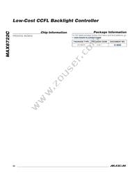 MAX8722CEEG+T Datasheet Page 20