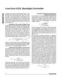 MAX8722EEG+T Datasheet Page 18