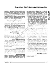 MAX8722EEG+T Datasheet Page 19