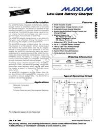 MAX8730ETI+T Datasheet Cover