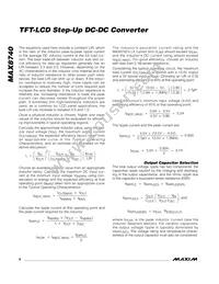 MAX8740ETB+T Datasheet Page 8