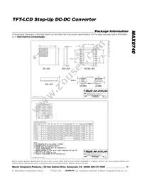 MAX8740ETB+T Datasheet Page 12
