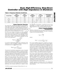 MAX8743ETX+T Datasheet Page 19