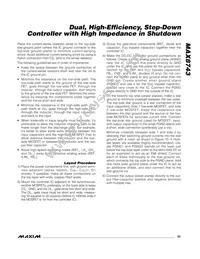 MAX8743ETX+T Datasheet Page 23