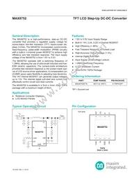 MAX8752ETA+T Datasheet Cover