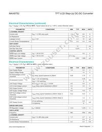 MAX8752ETA+T Datasheet Page 3