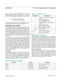 MAX8752ETA+T Datasheet Page 8