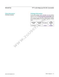 MAX8752ETA+T Datasheet Page 12