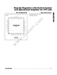 MAX8758ETJ Datasheet Page 19