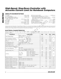 MAX8764ETP+T Datasheet Page 2