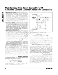 MAX8764ETP+T Datasheet Page 16