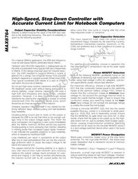 MAX8764ETP+T Datasheet Page 18
