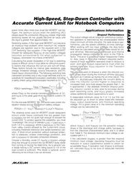 MAX8764ETP+T Datasheet Page 19