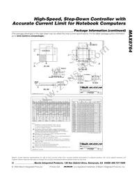 MAX8764ETP+T Datasheet Page 23