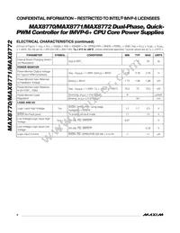 MAX8770GTL+T Datasheet Page 6