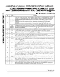 MAX8770GTL+T Datasheet Page 16