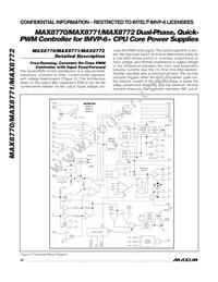 MAX8770GTL+T Datasheet Page 20