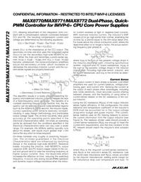 MAX8770GTL+T Datasheet Page 22