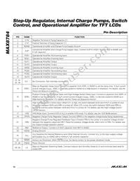 MAX8784ETL+T Datasheet Page 10