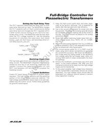 MAX8785ETI+T Datasheet Page 17