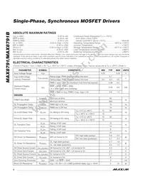 MAX8791GTA+T Datasheet Page 2