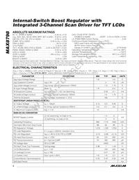 MAX8798AETX+T Datasheet Page 2