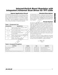 MAX8798AETX+T Datasheet Page 17