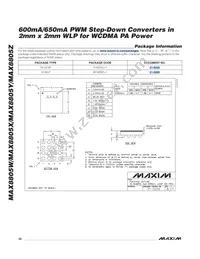 MAX8805WEWEEE+ Datasheet Page 22