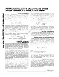 MAX8819AETI+TG104 Datasheet Page 20