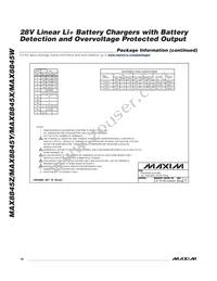 MAX8845YETC+T Datasheet Page 18