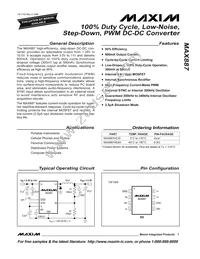 MAX887HESA+TG002 Datasheet Cover