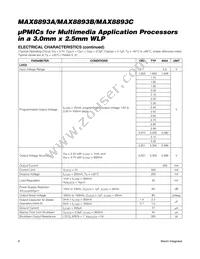 MAX8893CEWV+T Datasheet Page 6