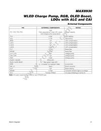 MAX8930EWJ+ Datasheet Page 21