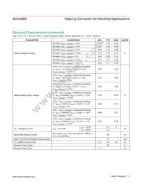 MAX8969EWL35+ Datasheet Page 3