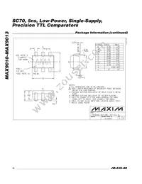 MAX9013EUA-T Datasheet Page 10