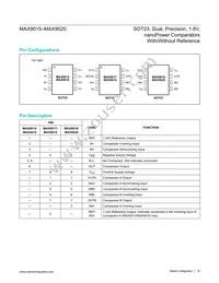 MAX9020EKA-T Datasheet Page 10