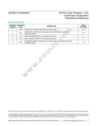 MAX9020EKA+TG0N Datasheet Page 17